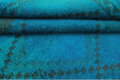 Vintage Rug Blue in 220x140cm (5 / 5) Vintage Rug Blue in 220x140cm (5 / 5)