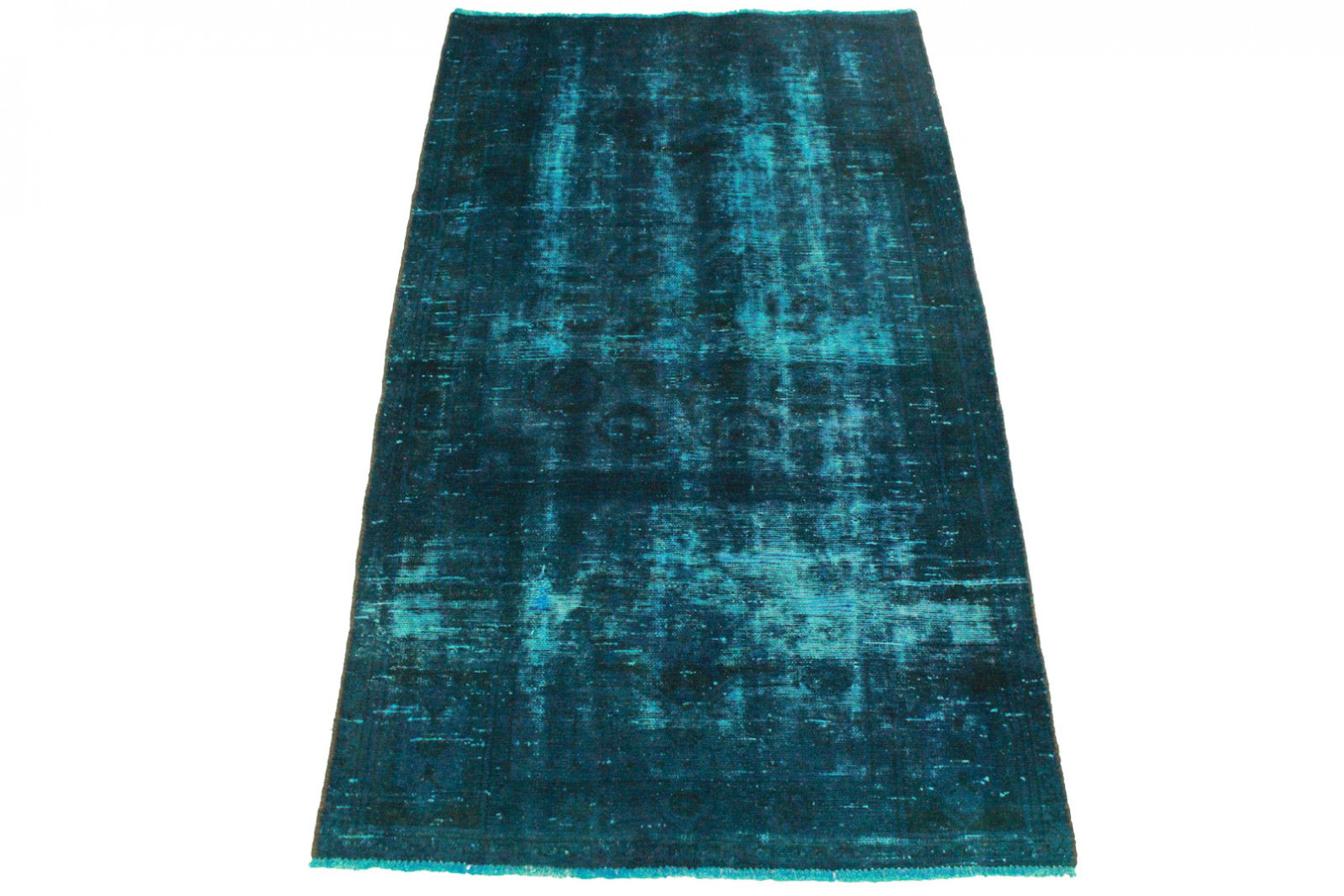 Vintage Teppich Blau in 190x110cm (1 / 5) Vintage Teppich Blau in 190x110cm (1 / 5)
