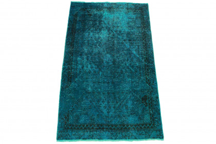 Vintage Teppich Türkis in 190x110cm (1 / 4)