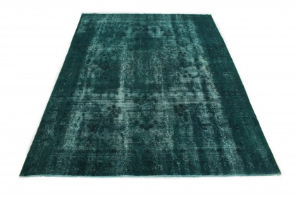 Vintage Teppich Grün Türkis in 370x270cm (1 / 6)