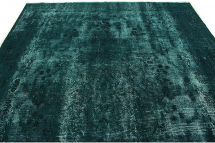 Vintage Teppich Grün Türkis in 370x270cm (4 / 6)