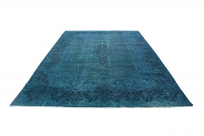 Vintage Teppich Türkis in 440x280cm (2 / 6)