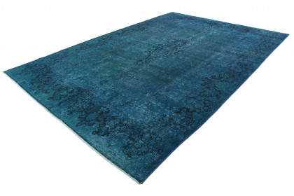 Vintage Teppich Türkis in 440x280cm (5 / 6)