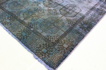 Vintage Teppich Lila in 200x110cm (4 / 5)