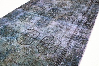 Vintage Teppich Lila in 200x110cm (5 / 5)