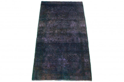 Vintage Teppich Lila Blau in 210x110cm