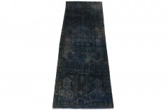 Vintage Rug Runner Purple in 240x80cm