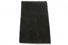 Vintage Teppich Schwarz in 80x50cm