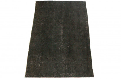 Vintage Teppich Schwarz in 140x90cm