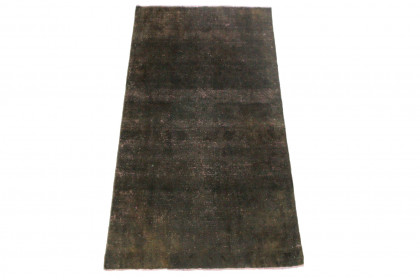 Vintage Teppich Schwarz in 200x110cm