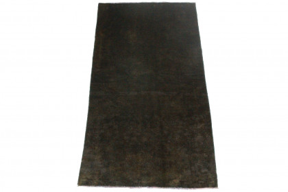 Vintage Teppich Schwarz in 200x100cm