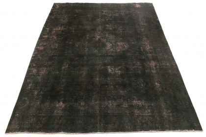 Vintage Teppich Schwarz Rosa in 380x270cm (1 / 4) Vintage Teppich Schwarz Rosa in 380x270cm (1 / 4)
