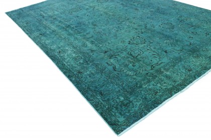Vintage Teppich Türkis in 380x280 (2 / 5)