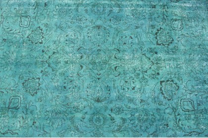 Vintage Teppich Türkis in 380x280 (3 / 5)