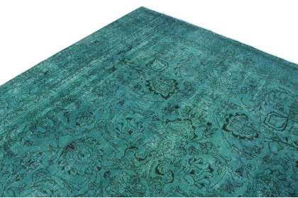 Vintage Teppich Türkis in 380x280 (5 / 5)