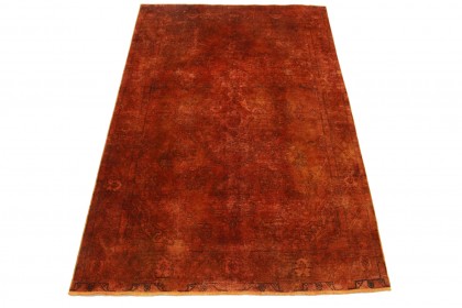 Vintage Teppich Orange Rost in 290x190cm