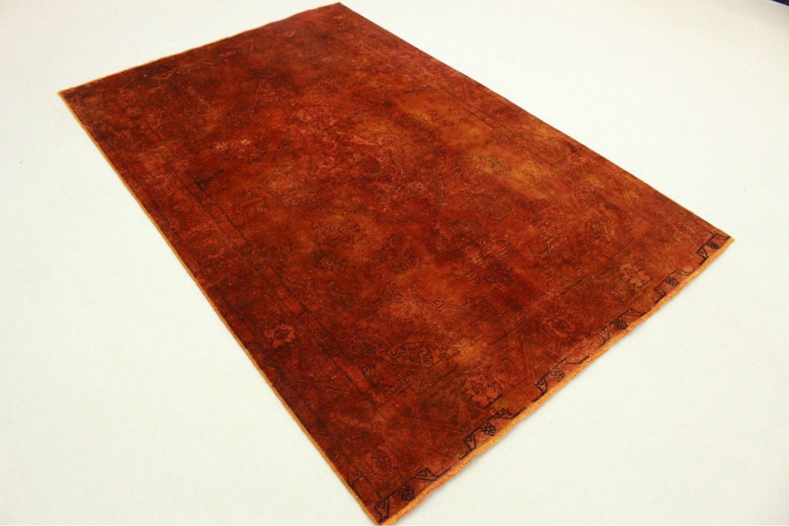 Vintage Teppich Orange Rost in 290x190cm (2 / 4) Vintage Teppich Orange Rost in 290x190cm (2 / 4)