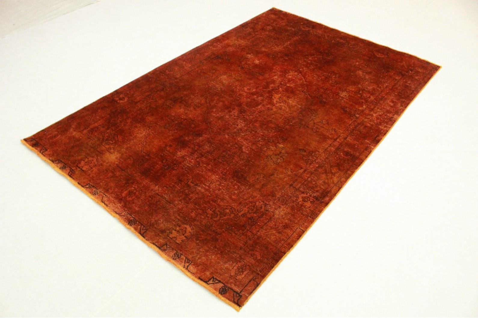 Vintage Teppich Orange Rost in 290x190cm (3 / 4) Vintage Teppich Orange Rost in 290x190cm (3 / 4)