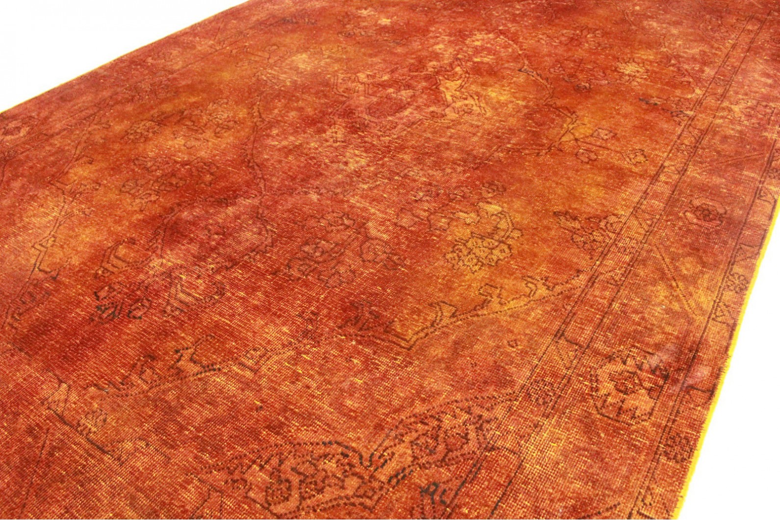 Vintage Teppich Orange Rost in 290x190cm (4 / 4) Vintage Teppich Orange Rost in 290x190cm (4 / 4)