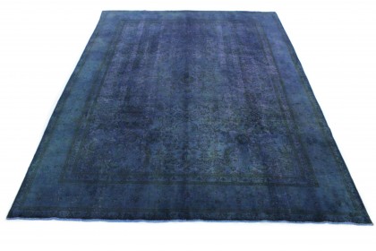 Vintage Teppich Lila Blau in 390x290cm
