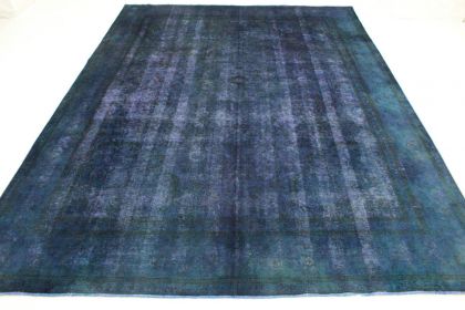 Vintage Teppich Lila Blau in 390x290cm (3 / 16)