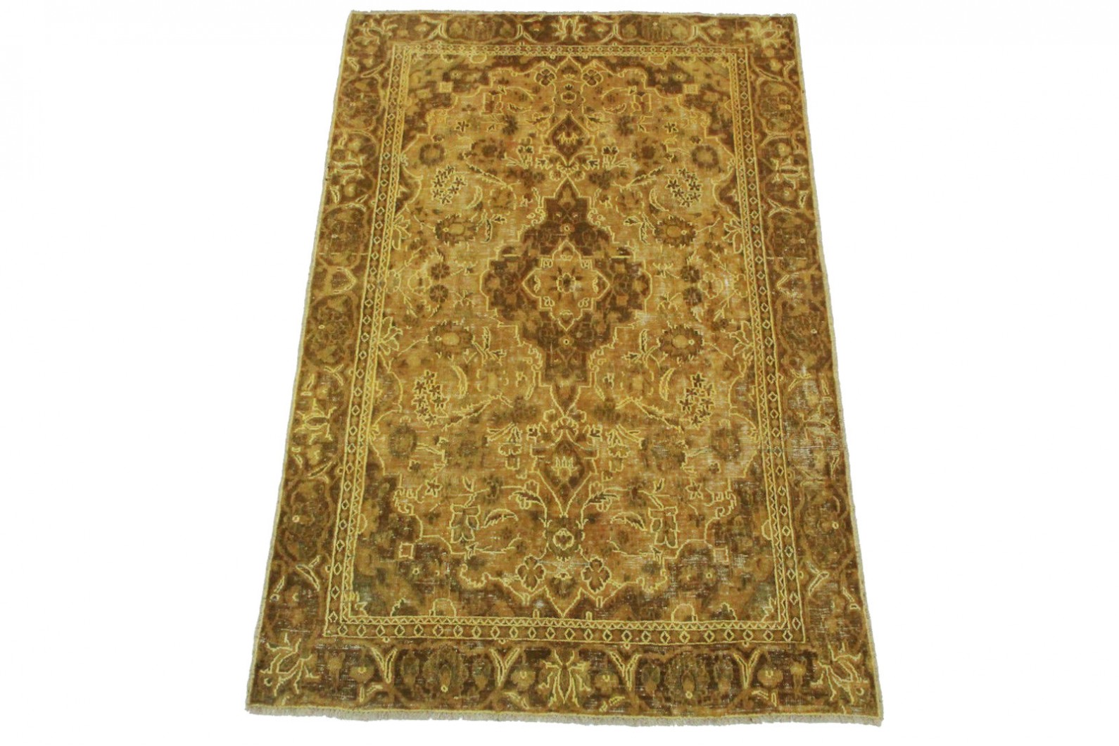 Vintage Teppich Braun Sand in 190x120cm (1 / 5) Vintage Teppich Braun Sand in 190x120cm (1 / 5)