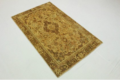 Vintage Teppich Braun Sand in 190x120cm (2 / 5) Vintage Teppich Braun Sand in 190x120cm (2 / 5)