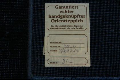 Vintage Rug Blue Turquoise in 390x280 (12 / 12)