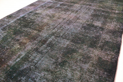 Vintage Teppich Lila Oliv in 280x180 (4 / 6)