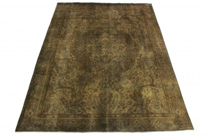 Vintage Teppich Braun Schlamm in 340x250 (3 / 13)