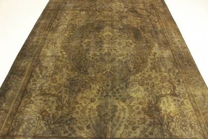 Vintage Teppich Braun Schlamm in 340x250 (5 / 13)