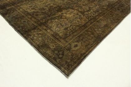 Vintage Teppich Braun Schlamm in 340x250 (6 / 13)