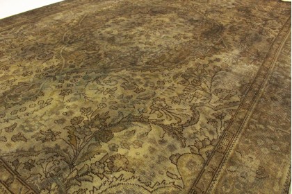 Vintage Teppich Braun Schlamm in 340x250 (8 / 13)