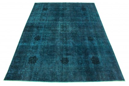 Vintage Teppich Blau in 380x290 (12 / 14)