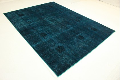 Vintage Teppich Blau in 380x290 (8 / 14)