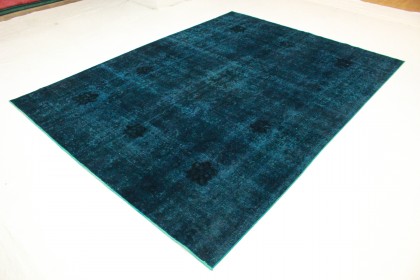 Vintage Teppich Blau in 380x290 (13 / 14)