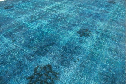 Vintage Teppich Blau in 380x290 (4 / 14)