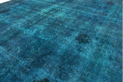 Vintage Teppich Blau in 380x290 (5 / 14)