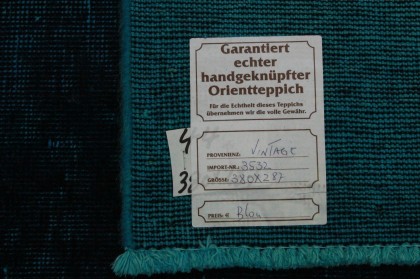 Vintage Teppich Blau in 380x290 (6 / 14)