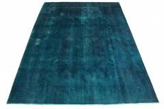 Vintage Teppich Blau in 390x290
