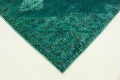 Vintage Teppich Türkis in 280x190 (4 / 6)