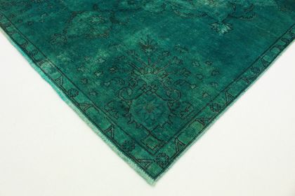 Vintage Teppich Grün in 250x150 (4 / 6)