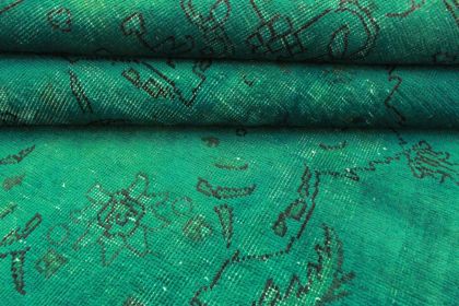 Vintage Teppich Grün in 250x150 (6 / 6)