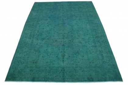Vintage Teppich Türkis in 380x280