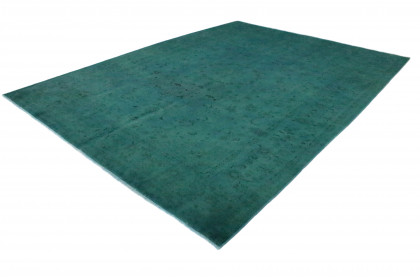 Vintage Teppich Türkis in 380x280 (2 / 8)