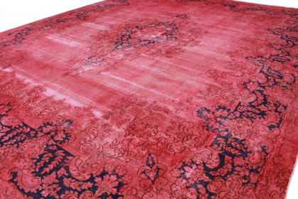 Vintage Teppich Rosa Rot in 380x290 (4 / 5)