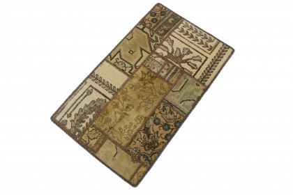 Patchwork Rug Beige in 90x60 (2 / 2)