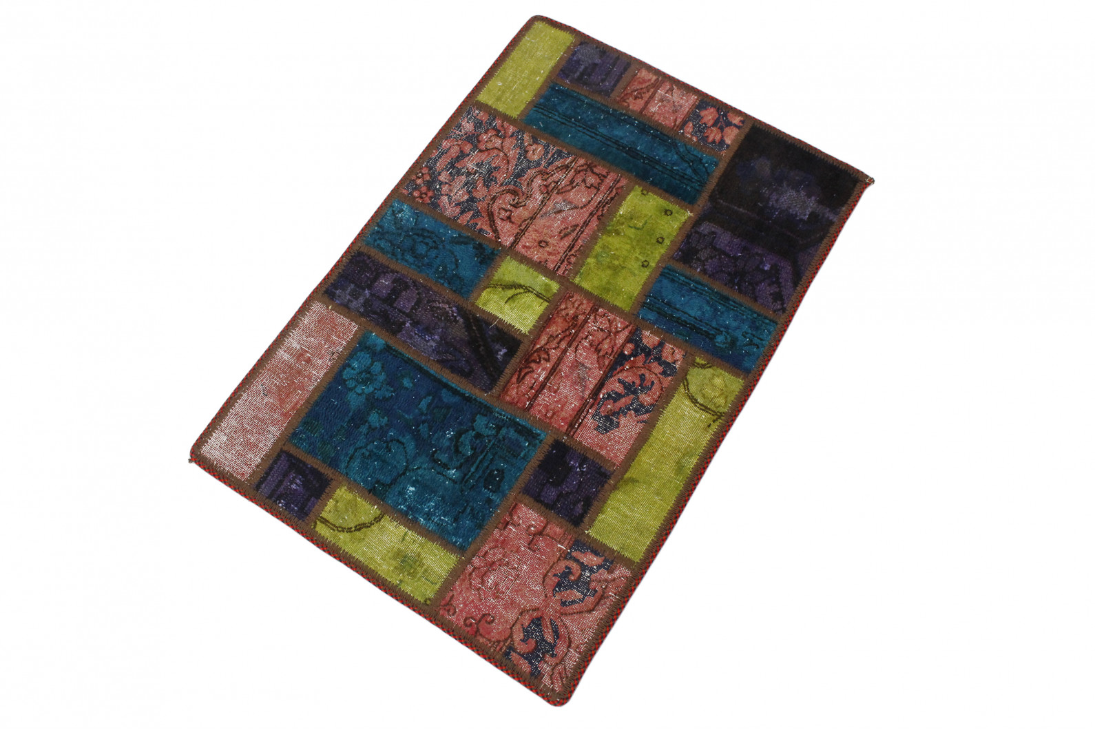 Patchwork Teppich in 90x60 (1001-3654) - carpetido.de