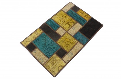 Patchwork Teppich in 90x60 (2 / 2)