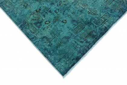 Vintage Rug Turquoise in 290x160 (4 / 4)